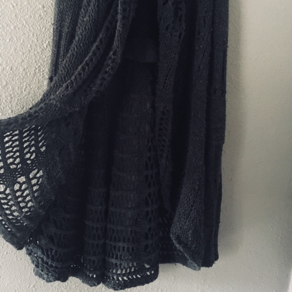 🌙U.O.GREY Willow & Clay crochet open cardi… - Picture 2 of 8